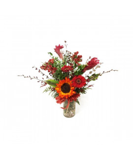 The red scarlet arrangement of Flowers from WFN
